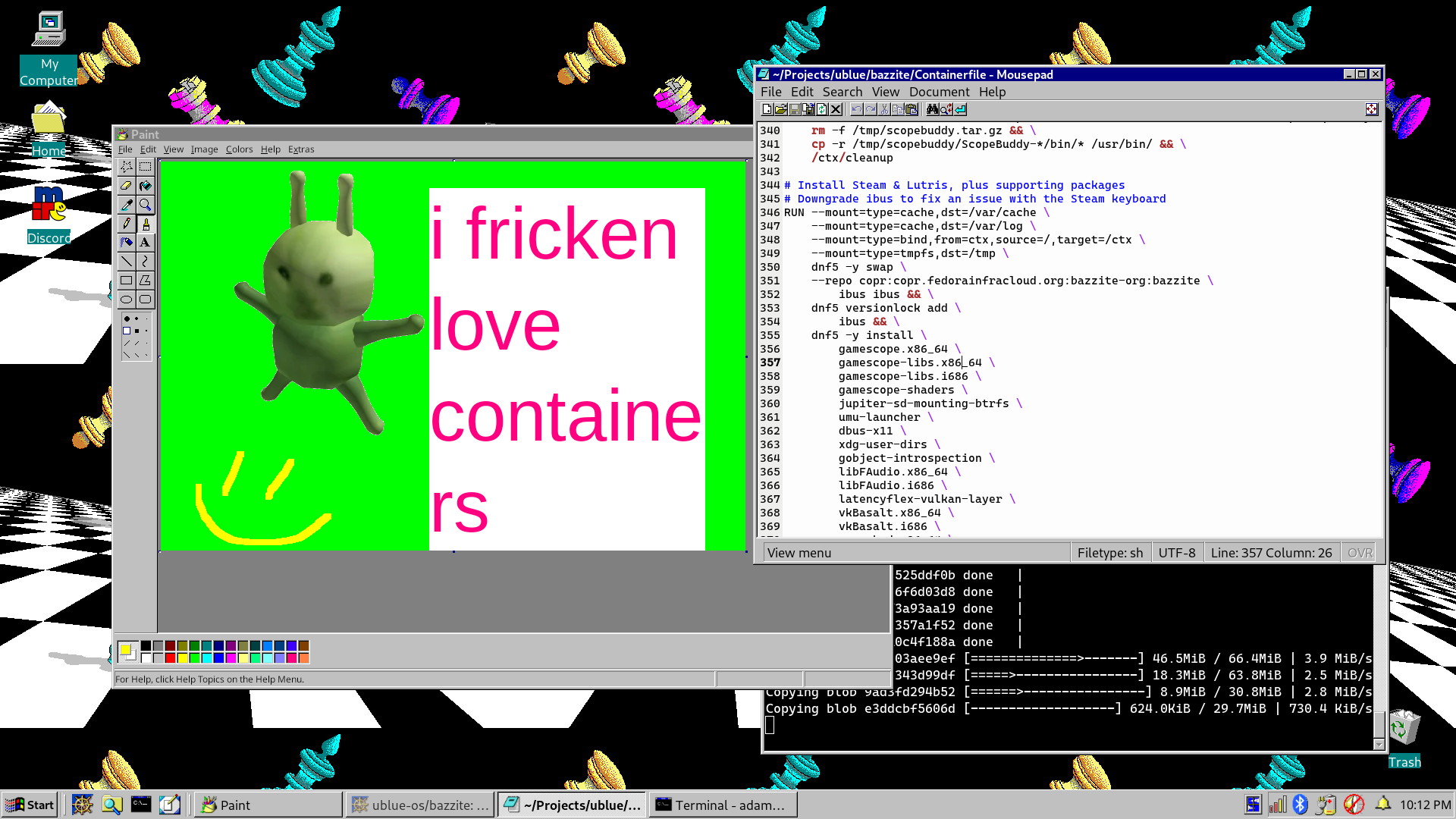 The Joy of Linux Theming in the Age of Bootable Containers